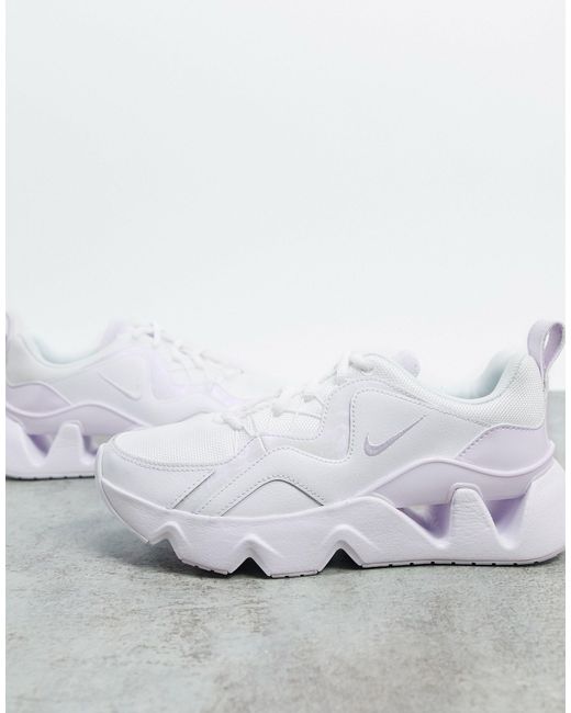 Zapatillas en blanco y lila ryz 365 Nike de color White