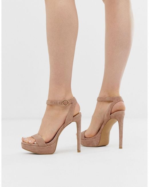 steve madden suede heeled sandals
