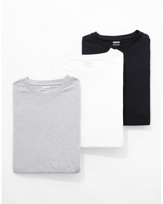 Essentials - lot ASOS pour homme en coloris White