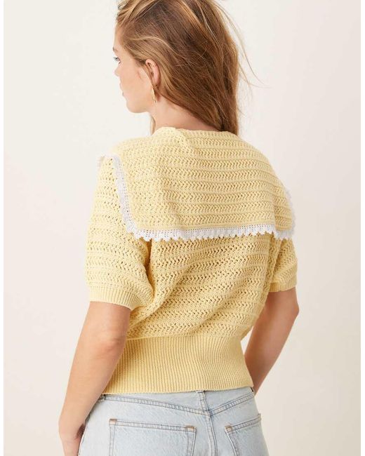 Cardigan di ASOS in Natural
