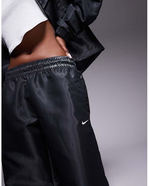 Nike Black Windrunner Liquid Shine Track Pant