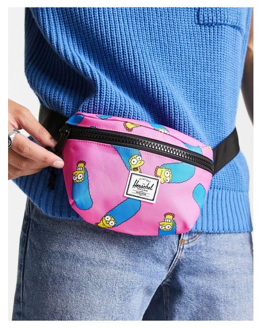 Herschel Supply Co. Marge Simpson Fanny Pack in Pink for Men Lyst