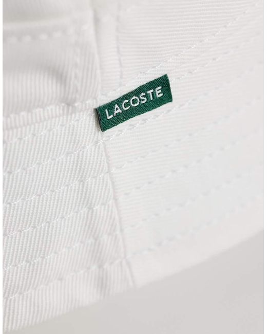 Lacoste Blue Croc Graphic Bucket Hat for men