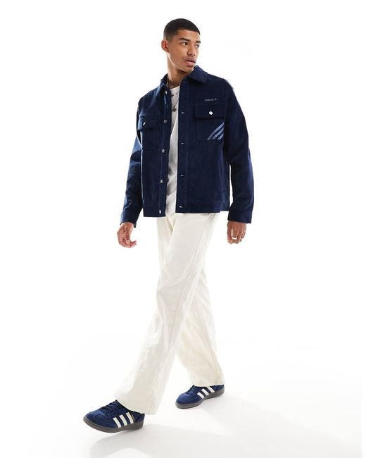 Adidas Originals Blue Coach Jacket for men