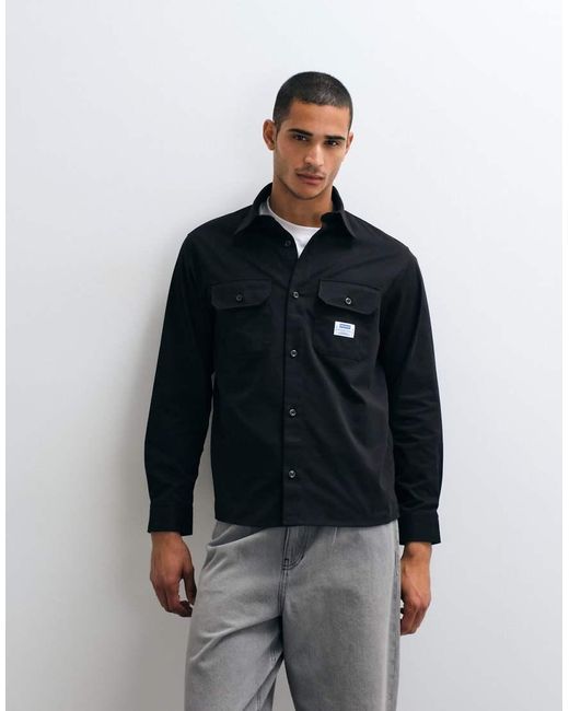 HUGO Black Ekynone Oversized Shirt for men