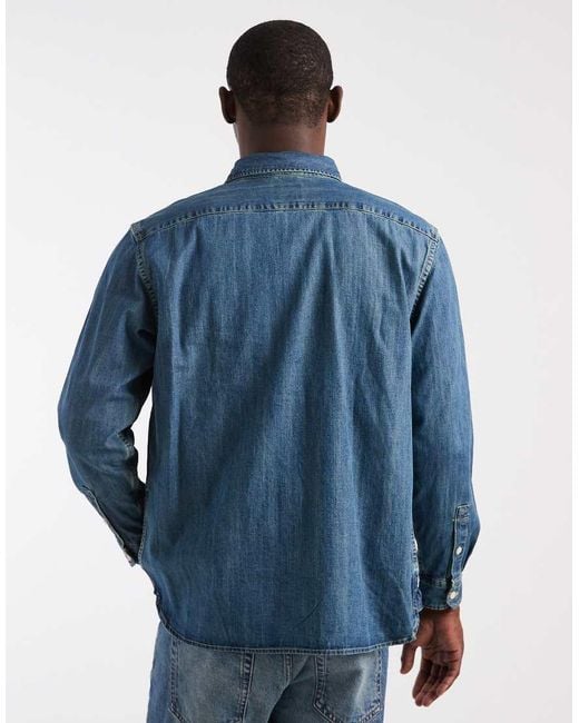 Levi's Blue Jackson Denim Worker Shirt for men