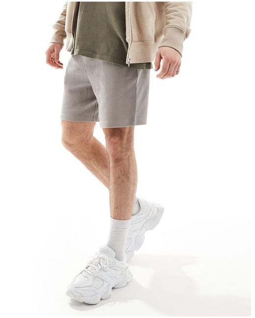Pantalones cortos marrón claro ASOS de hombre de color Green