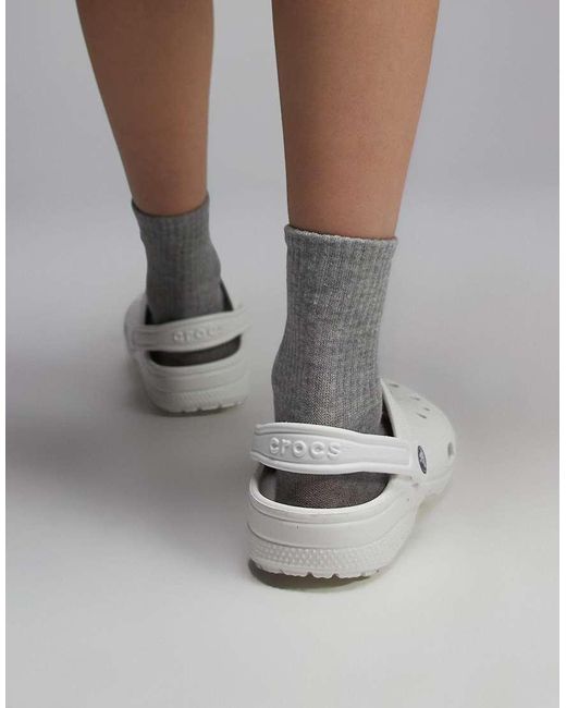 CROCSTM Gray Unisex Classic Clogs
