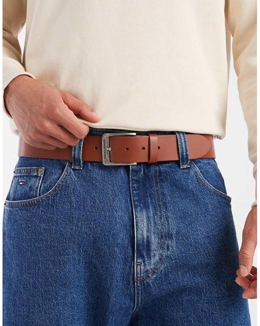 Jack & Jones Blue Leather Belt for men