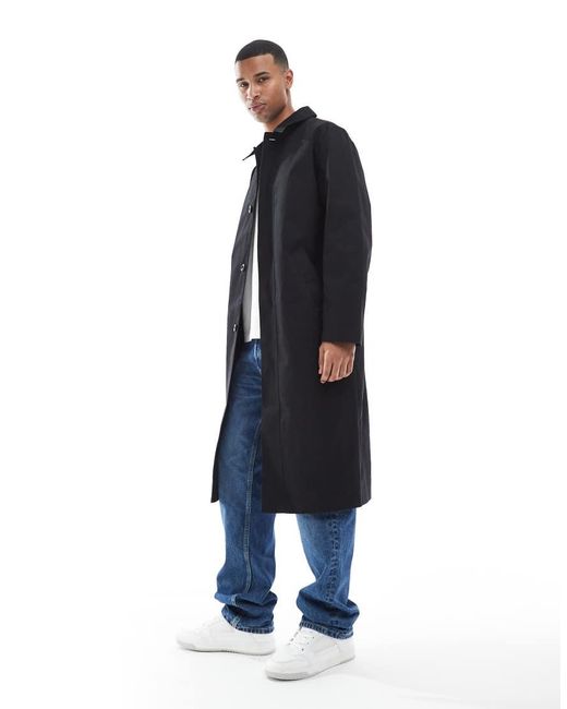 ASOS Blue Trench Coat for men