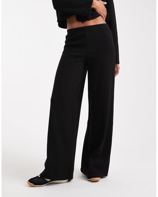 Miss Selfridge White Super Soft Trouser Set