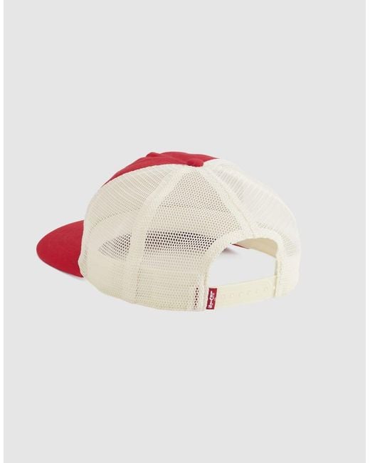 Levi's Red Presidio Trucker Cap for men