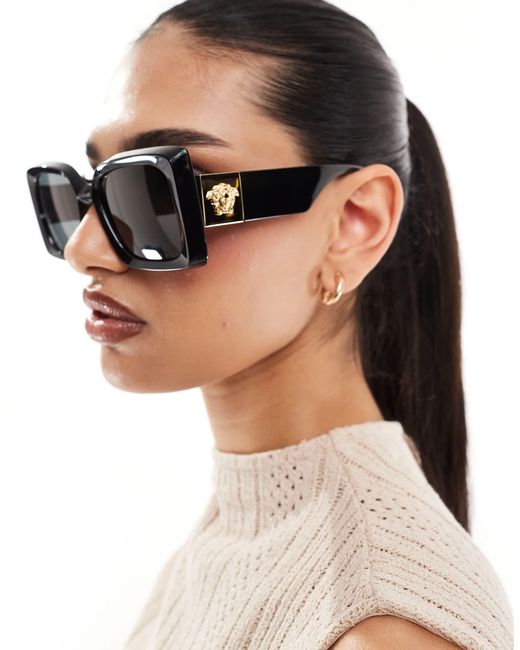 Lunettes Versace en coloris Black