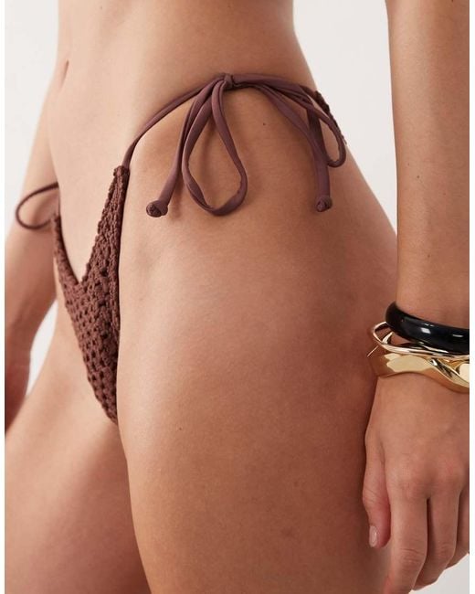 Billabong Brown Tieside Bikini Bottom