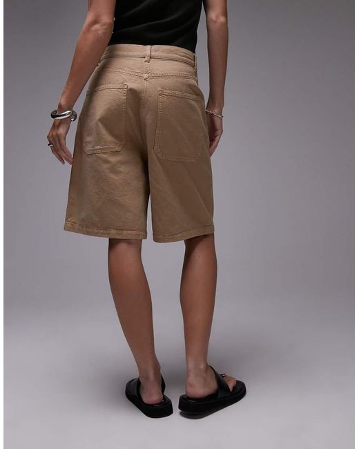 Pantalones Cortos Utilitarios Tipo Bermudas De Algodón De -Neutro ARKET de color Gray