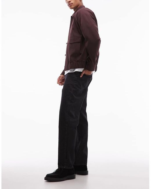 ASOS Black Straight Jeans for men