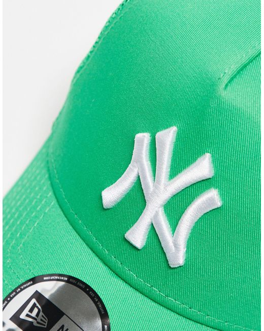KTZ Green New York Yankees Mesh Back Trucker