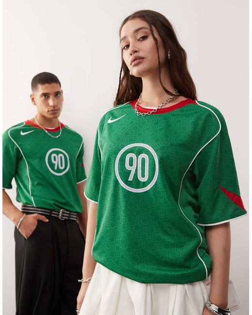 Nike Green T90 Dri-Fit Football Shirt for men