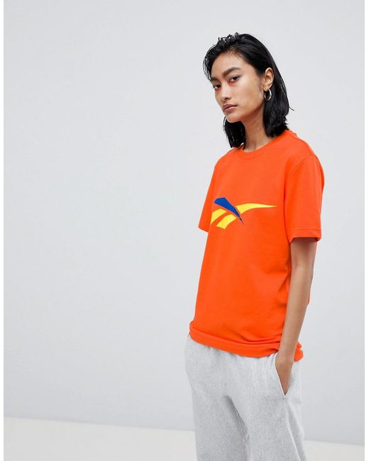 camisetas reebok naranja