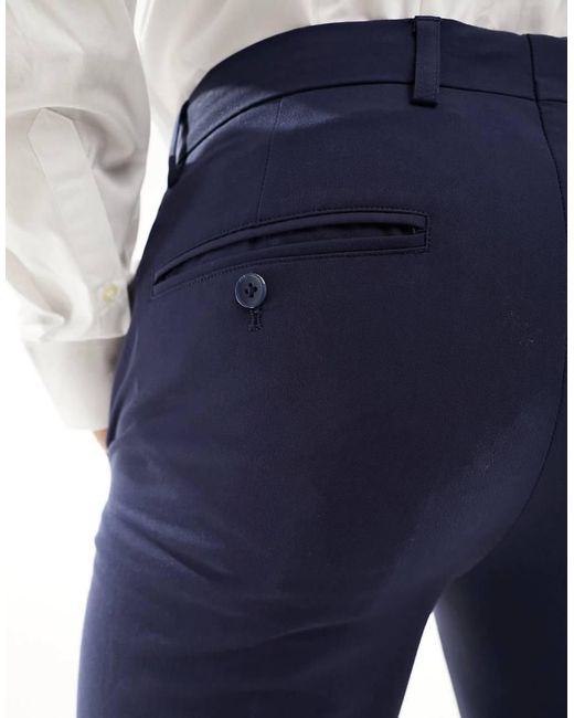 Only & Sons Blue Slim Fit Suit Trouser for men