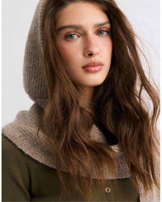 Stradivarius Gray Balaclava
