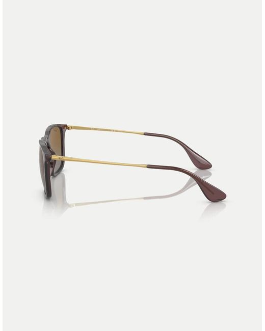 Ray-Ban Natural Chris Square Polarised Sunglasses With Lens for men