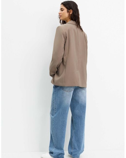 Pull&Bear Blue – basic-blazer