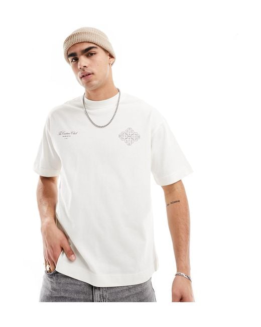 The Couture Club White Emblem T-shirt for men