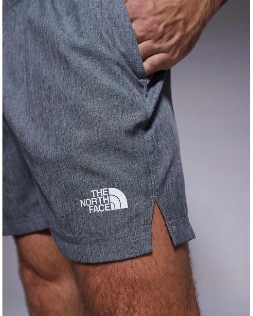 The North Face Blue 24/7 5" Logo Shorts for men