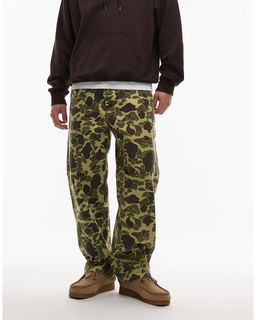 Carhartt Black Duck Single Knee Straight Leg Trousers for men