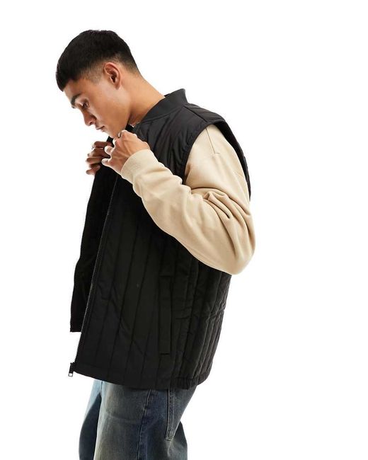 Jack & Jones Blue Essentials Quilted Gilet for men