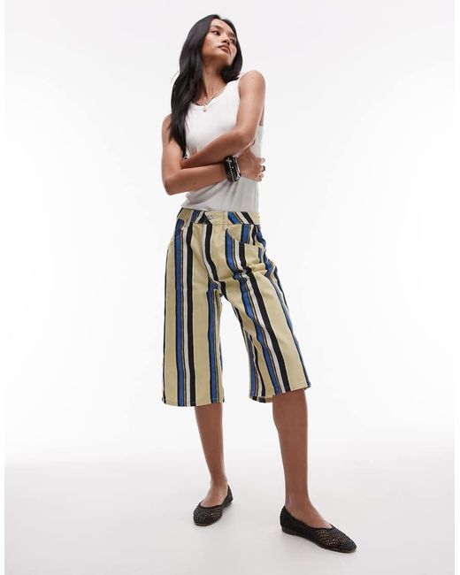 Pantaloncini Bermuda Taglio Lungo di TOPSHOP in Multicolor