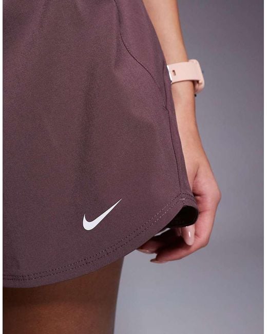 Nike Purple Nike Pro Training Dri-fit 365 3 Inch Woven Shorts