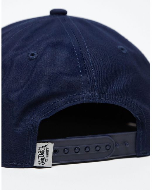 Utica - cappellino non strutturato di Von Dutch in Blue