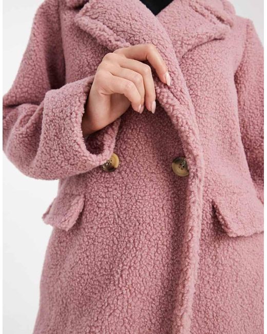 Threadbare Lange Jas Van Borg in het Pink