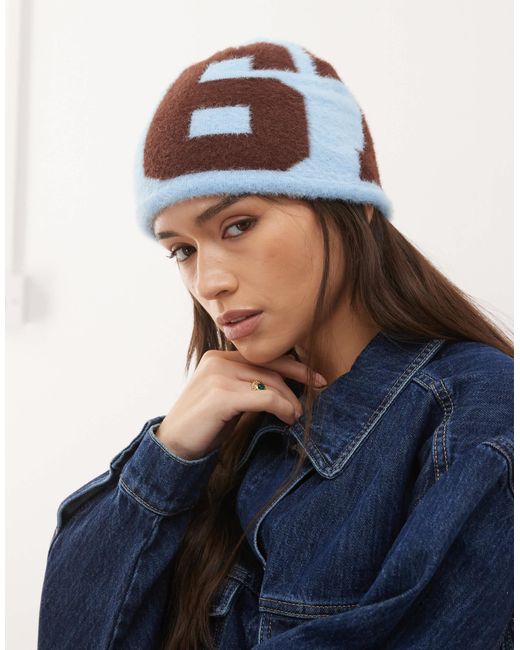 Bonnet avec numéro Collusion en coloris Blue