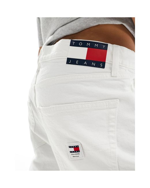 Tommy Hilfiger White Dad Shorts for men