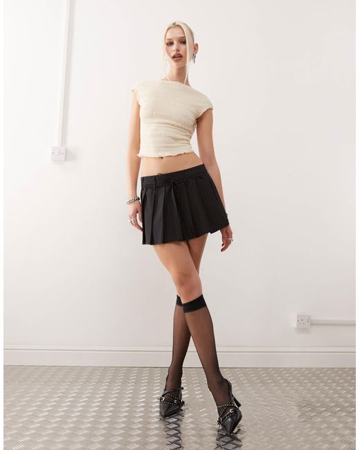 Motel White Erika Backless Sequin Mesh Top