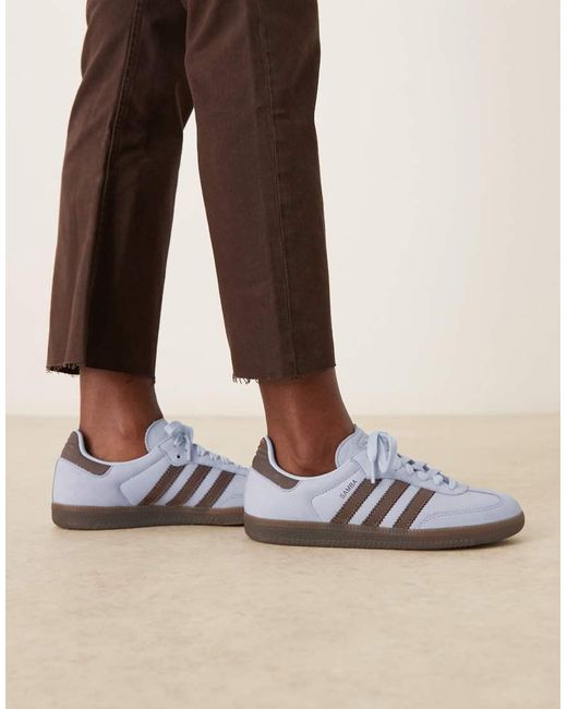 Adidas Originals Brown Samba Og Trainers