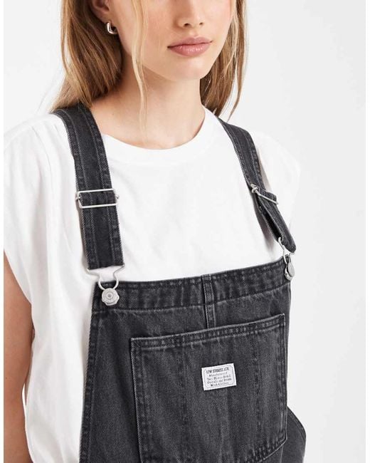 Levi's Blue Denim Dungerees