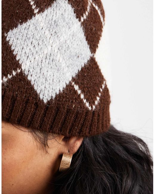ASOS Brown – strickmütze