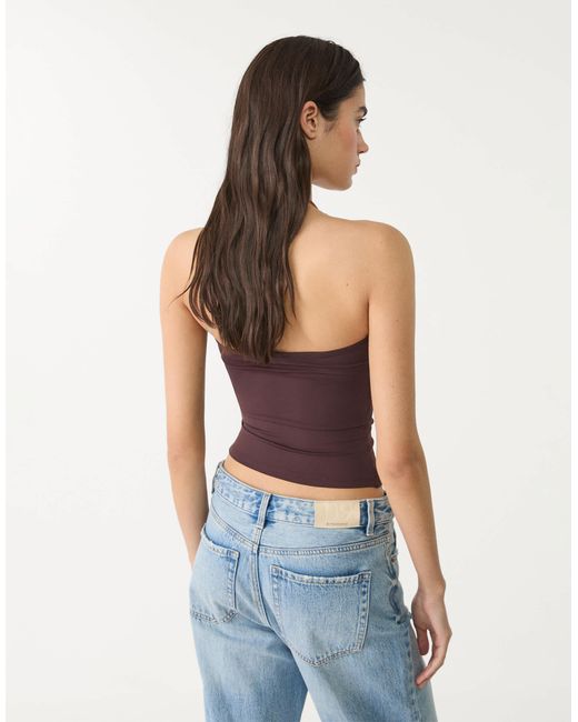Stradivarius Blue – trägerloses oberteil