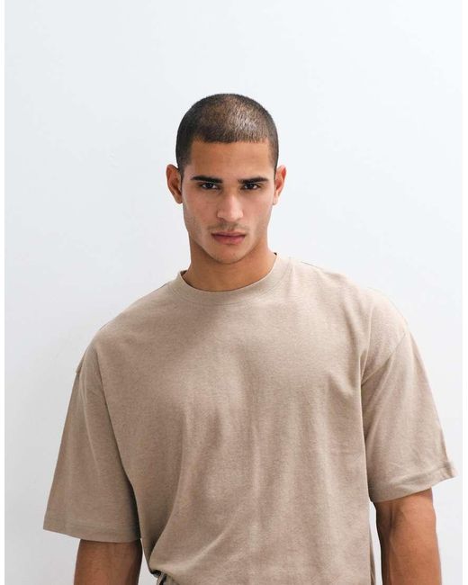 ASOS White Boxy Oversized T-shirt for men