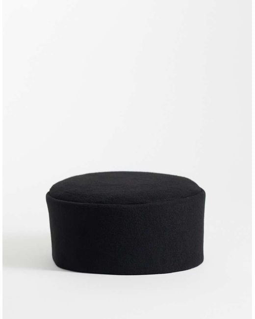 ASOS Black Pillbox Hat