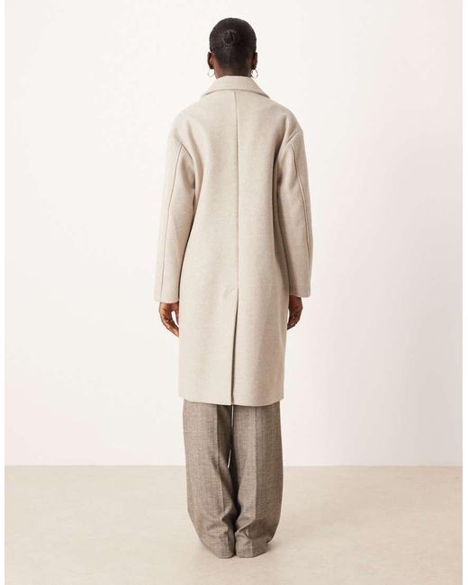 Mango Natural Tailored Coat