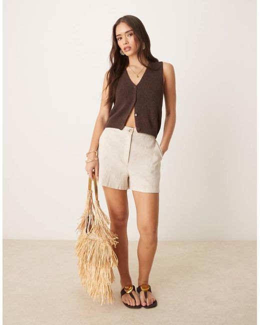 Mango Natural Lightweight Knitted Vest