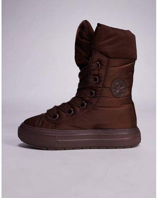Converse Brown Chuck Taylor All Star Hi Elements Boots