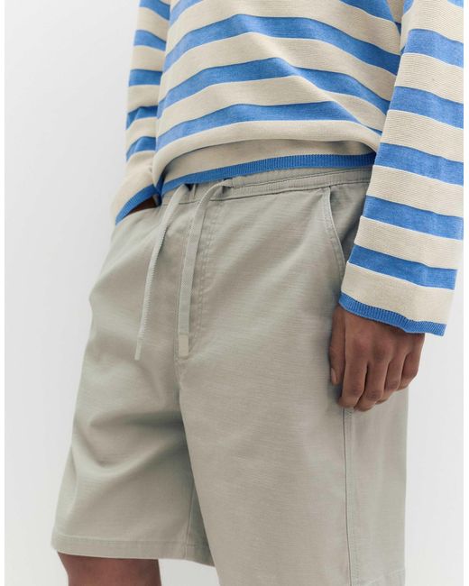 Pull&Bear – bermudashorts in Blue für Herren