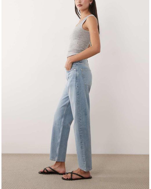 ARKET Blue Violet Slim Balloon Jeans