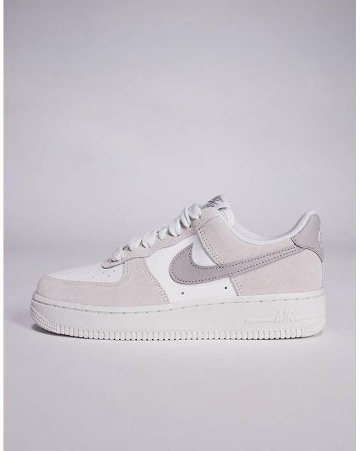 Zapatillas De Deporte Beis Y Crema Air Force 1 De -Negro Nike de color Blue